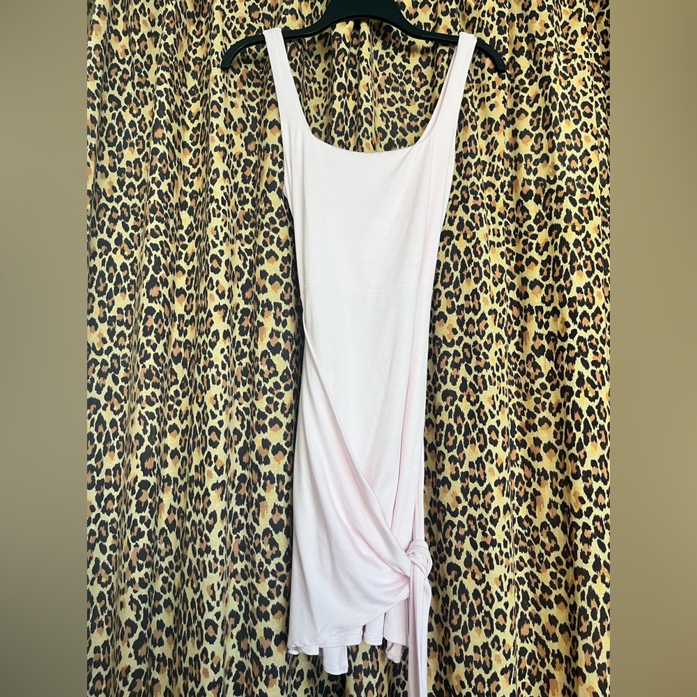Aritzia Blush Asymmetrical Dress